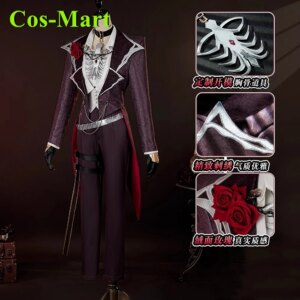 Cos-Mart Identity Ⅴ Luca Balsa Prisoner Cosplay Costumes Concert All Saints’ Day Fashion Uniform Dress Game Full Set New Game