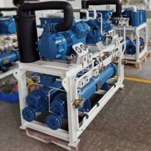 Air cooled HVAC Equipment Cold Room Open Type Refrigeration air cooled Condensing Unit Cold Room