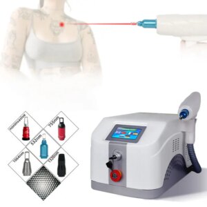 Portable Q-Switched Nd Yag Laser 1064 1320 532 nm Tattoo Removal Carbon Peeling Beauty Machine