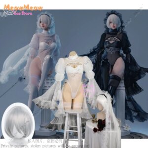 2B YoRHa No.2 Type B Cosplay Costume Game Cosplay 2B/2P Cosplay Female Costume Two Styles Women Cosplay Wedding Sexy Woman