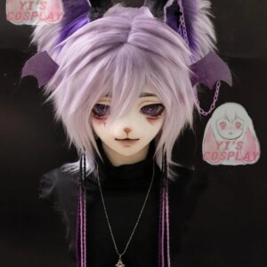 Yis cosplay Custom Furry head Kigurumi Head Cosplay Kemono Fursuit Handmade Headsets Beast Customized Fursuit Kemono Head