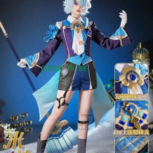 COSER TRIBE Honkai: Star Rail Misha Men Cosplay Costume Cos Game Anime Party Uniform Hallowen Play Role Clothes Clothing
