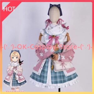 [Custom Made] Millie Parfait Cosplay Costume Vtuber Cosplay Dress Party Suit Halloween Carnival Uniforms Anime Clothing