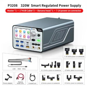AIXUN P3208 Smart Regulated Power Supply 320W/sUPPORT 6G-14PM Battery protools/One Key Botting/electronic repair Power Supply