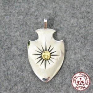 S925 Sterling Silver Pendant Personalized Bird Eagle Dominant Jewelry Pendant Punk Gothic Style Gift for Lover