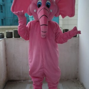 New Adult Character Halloween Pink Elephant Mascot Costume Halloween Christmas Dress Full Body Props Outfit Mascot Costume