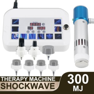 300MJ Shockwave Therapy Machine Adjustable Energy Physical Therapy Shoulder Periarthritis Muscle Relaxation Body Massager
