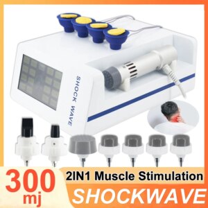 300MJ Shockwave Therapy Machine Body Massage ED Treatment Electrical Muscle Stimulation Fatigue Relax Shock Wave Equipment