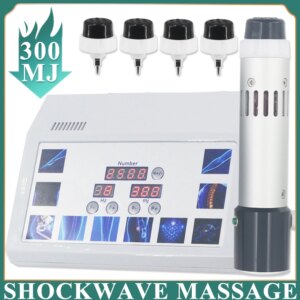 Hot Sale Shockwave Therapy Machine For ED Treatmen Massage Pain Knee Removal Body Relaxation Massager 300MJ Portable Shock Wave