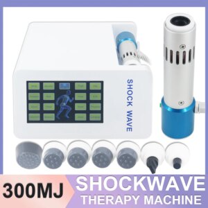 2025 New Shockwave Therapy Machine With 7 Probes Relieve Muscle Soreness ED Treatment Body Massager 300MJ Shock Wave Home Use