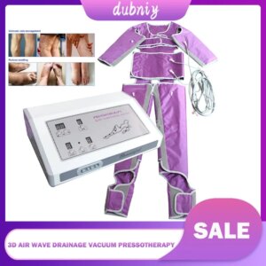 3D Air Wave Pressure Lymphatic Drainage Vacuum Pressotherapy Sauna Suit Weight Loss Arm Leg Foot Muscles Relax Massage Machine