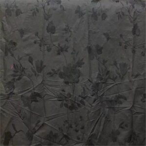 Silk double embroidery black color peony dress brocade satin fabric Chinese style cheongsam