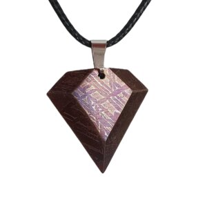 11.7g Muonionalusta meteorite pendant Natural iron meteorite pendant Meteorite slice Collection -LK106