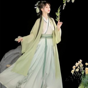 Hanfu women to lead the waist skirt Xianqi elegant students daily costume