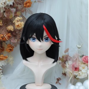 (NFD-14-1)Customize Full Head With Lock Crossdress Doll Female/Girl Japanese Anime Cartoon Character Kig Cosplay Kigurumi Mask