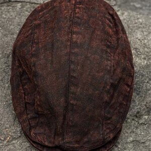 Spring double casual literary vintage floral asymmetrical soft cap