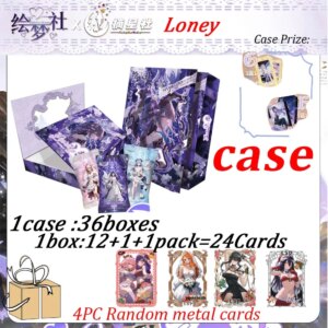 Newest PaintaDream Society&Picking Star Society Loney Waifu Card Goddess metal cardsAkaya Booster Box Doujin Toys And Hobby Gift