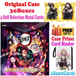 2025 Newest Case Wholesale Star Wait Demon Slayer Colored Paper Card Shinobu Trading Mitsuri Tanjiro CCG TCG Hobbies Gift