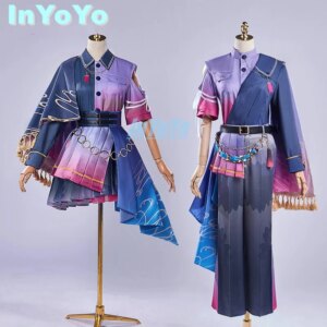 InYoYo PJSK 4th Anniversary Project Sekai Cosplay Costume Women Men Lovely Party Dress Uniform Halloween Outfit XS-XXL New