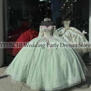 Customized Wedding Dress 2025 Quinceanera Dresses Red Fluffy Ruffle Sweetheart Ball Gown Party Dresses Flower Luxury Shiny Pink