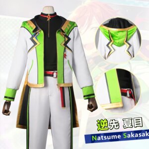 COS-HoHo Ensemble Stars 2 Switch Planet Emerald Natsume Sakasaki Game Suit Gorgeous Uniform Cosplay Costume Halloween Outfit