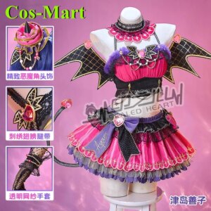 Cos-Mart LoveLive Sunshine Tsushima Yoshiko Cosplay Costume Yohane Cos Little Devil Costume Series Dress Role Play Clothing