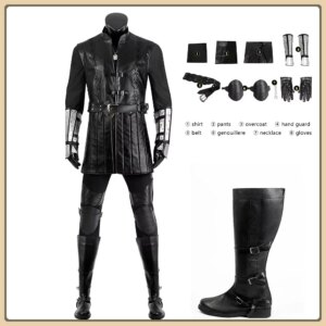 Geralt of Rivia Cosplay Costume Full Set Fantasia Clothing Halloween Carnival Part Suit