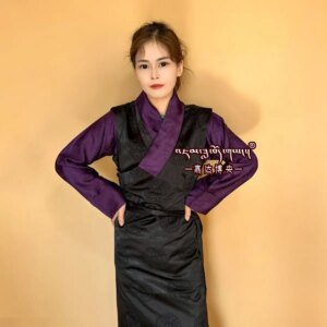 New Tibetan Clothing Costumes Women’s Lhasa Tibet Fashion Temperament Ethnic Dress