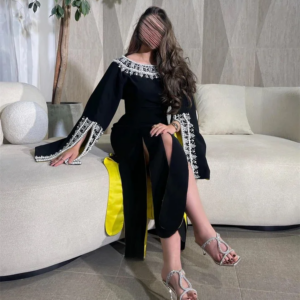 Little Daisy CustomizedClassic Modern Style Formal EveningO-Neck A-line Beading Ankle-Lengths Bespoke Occasion Dresses