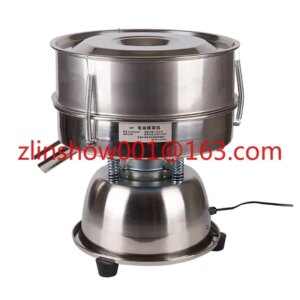 Electric Vibrating Screen Powder Screening Sifting Machine Stainless Steel Powder Sieve Machine Mesh Optional Sieve Height 10CM