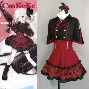 CosKeKe Asagi Mutsuki Cosplay Costume Game Blue Archive Sweet Lovely Uniform Skirt Full Set Women Anime Role Play Clothing