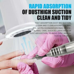 2025  professional pedicure station nail dust collector manicure vacuum cleaner