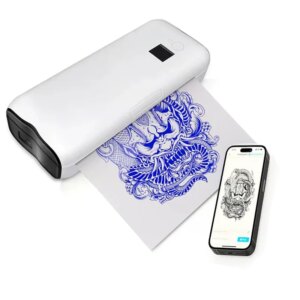 Newest Battery Bluetooth Mini Tattoo Transfer Machine Copier Printer Drawing Thermal Stencil Copier For Tattoo Transfer Paper