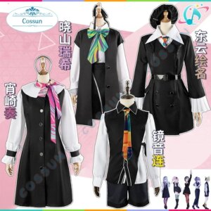 PJSK Yoisaki Kanade / Akiyama Mizuki / ASAHINA MAFUYU / Len /SHINONOME ENA Cosplay Costume Halloween Women Men Outfits Suit Game