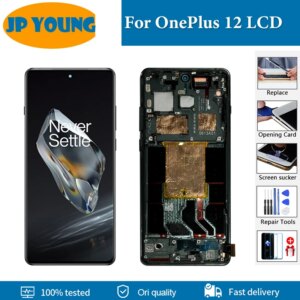 6.82 “Original AMOLED For OnePlus 12 LCD Display PJD110 Touch Screen Digitizer Assembly For OnePlus 12 1+12 LCD Replacement
