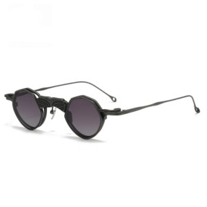 Belight Optical Clip On Eyeglasses Sunglasses Titanium Round Vintage Retro Women Men Prescription Eyeglasses Optical RG0318JM