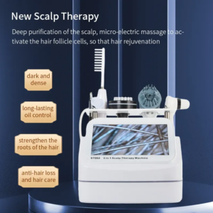 5 in 1 Multifunctional Scalp Care Instrument Nanometer Spray Hair Therapy Machine Head Skin Care Nano Sprayer for Hair Salon