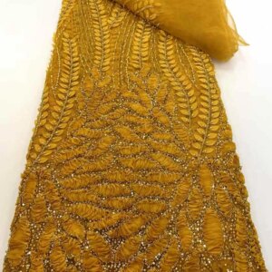 African Lace Fabric 2025 Sequins Beaded Embroidery Groom Nigerian Bridal High Quality French Tulle Lace Fabric For Sewing