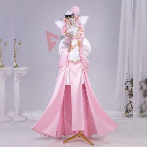 New Code Geasses C.C Another Prince Cosplay Costume Pink Dress For Game Party Custom Made