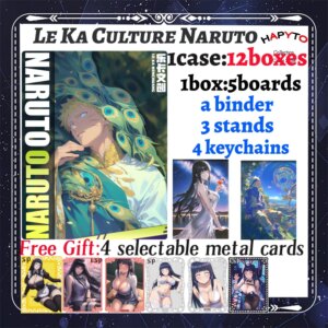 2025 Newest Le Ka Culture Naruto A5 Size Boards Japanese Anime Konoha Bonds Hinata Sakura Sasuke Booster Box TCG Hobby Gift