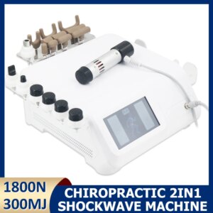 Shockwave Therapy Machine Deep Tissue Massage for Muscle Soreness Joint Pain ED Treatment 300MJ Shock Wave Chiropractic Tool