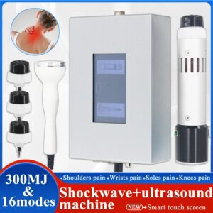 300MJ Physiotherapy Shockwave Ultrasonic Therapy Machine Shock Wave Massager For ED Treatment Pain Relief Newest Handle Massager