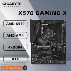 Gigabyte X570 GAMING X Motherboard Supports AM4 Ryzen 9 5950X Ryzen 7 5800X3D R5 5600X CPU AMD X570 4xDDR4 1xHDMI PCIe 3.0 ATX