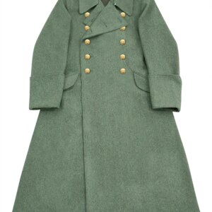 GUGJ-004 WWII German M40 Kriegsmarine Coastal Officer Fieldgrey wool Greatcoat