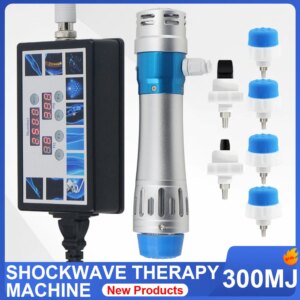 Shockwave Therapy Machine For Massage Body Muscle Effective ED Treatment Relieve Pain 300MJ Physiotherapy Shock Wave Massager