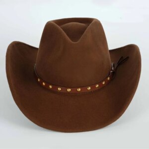 Cowboy hat Riding black brown soft top men and women