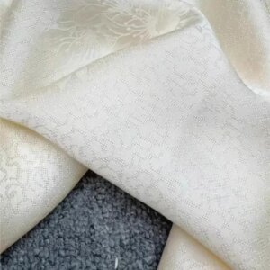 Silk through-hole twisting fabric 114cm wide cheongsam Hanfu dress clothing designer
