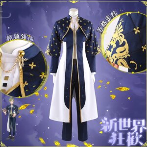 COS-HoHo Anime Nu: Carnival SR Olivine Game Suit Handsome Uniform Cosplay Costume Halloween Party Outfit Custom Any Size