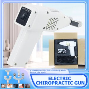 450N Electric Chiropractic Gun Portable Chiropractic Massager For Spinal Corrective 3 Gear Adjustable Strength Chiropractic Tool
