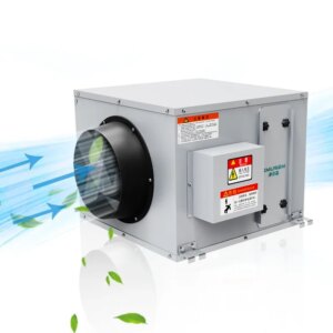 300CFM Home Smart Ventilation System Fresh Air System For House Silent Indoor Erv Heat Recovery Ventilation Air Handling Unit